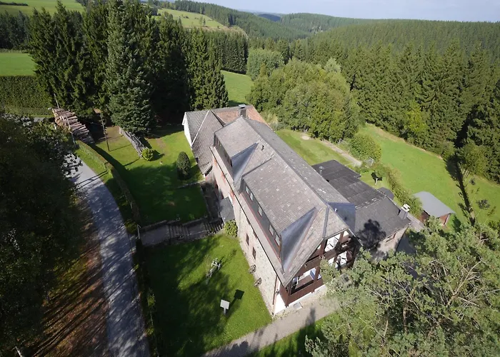 House In Monschau Near Forest
