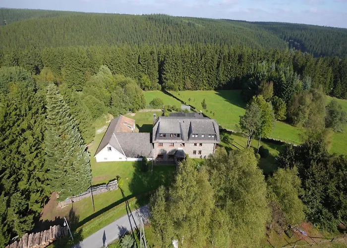 House In Monschau Near Forest